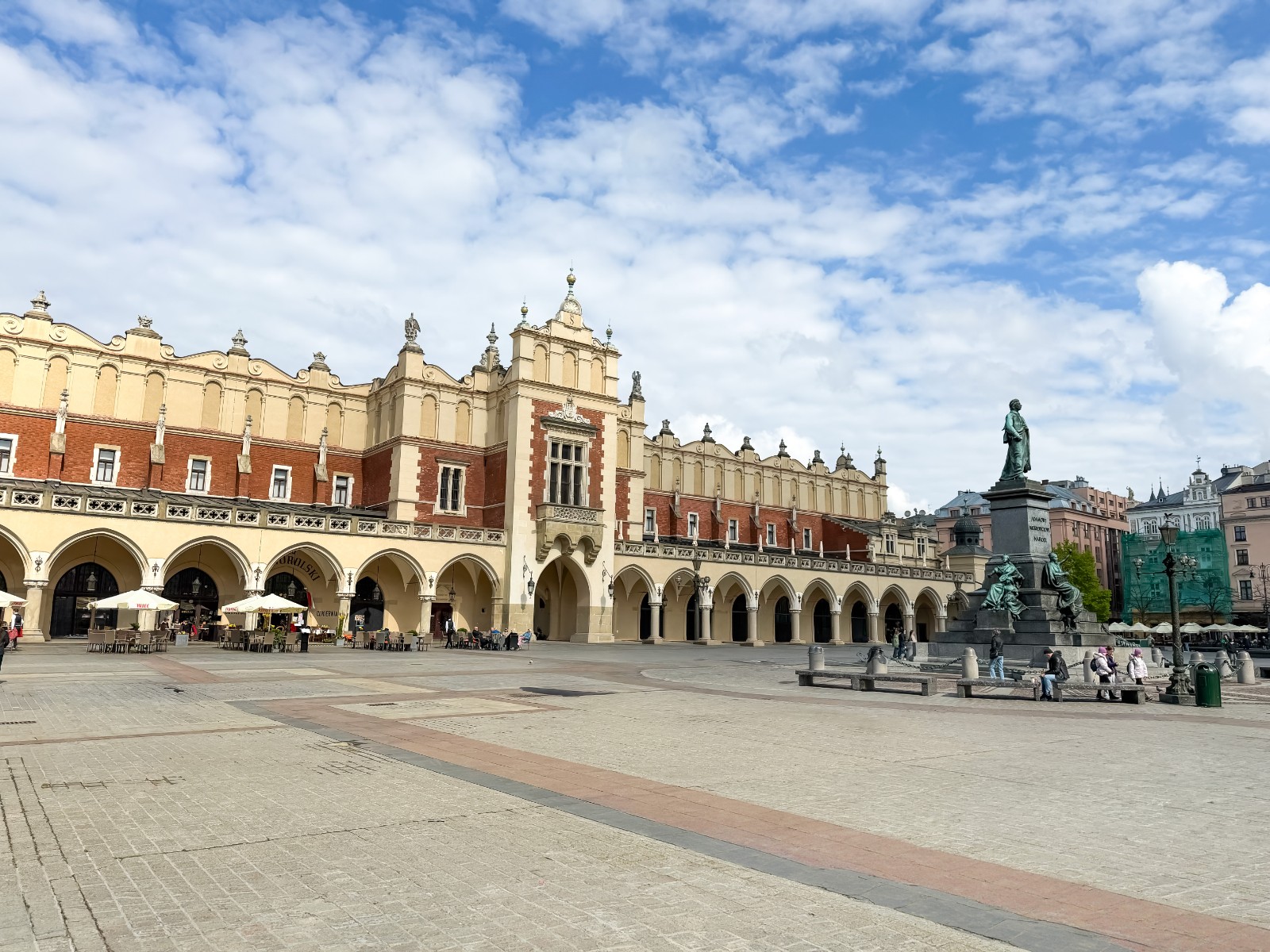 Rynek Główny w Krakowie, widok na Sukiennice